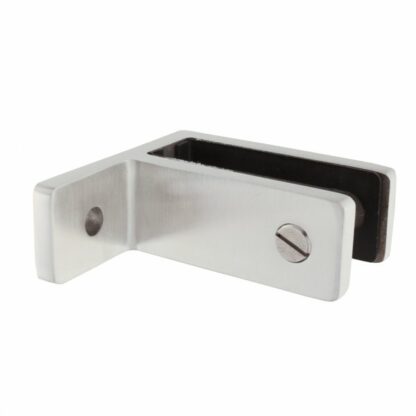 Glass stiffener - wall bracket - stainless steel