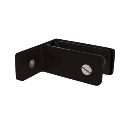 Glass stiffener - wall bracket - black
