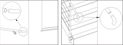 90 degree flush angle scroll end - Image 2