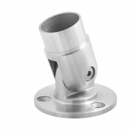 Adjustable elbow wall flange