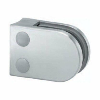 Curved back glass clamp