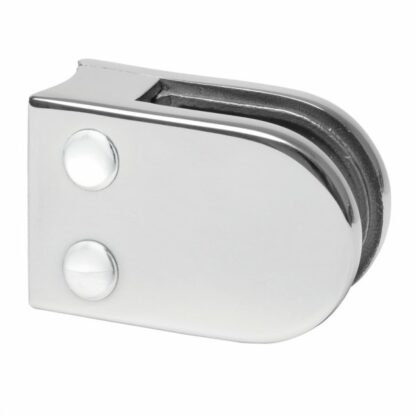 Curved back round glass clamp