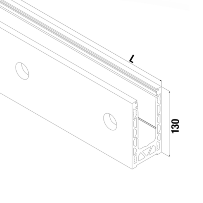 Model 1020 - side mount base channel - Image 2