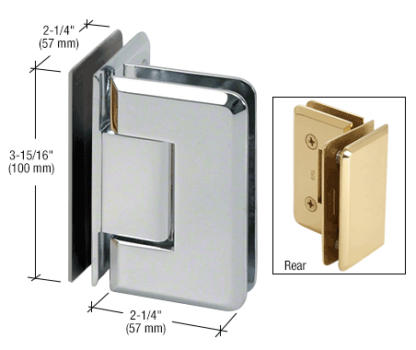Cologne 90 degree glass to glass hinge