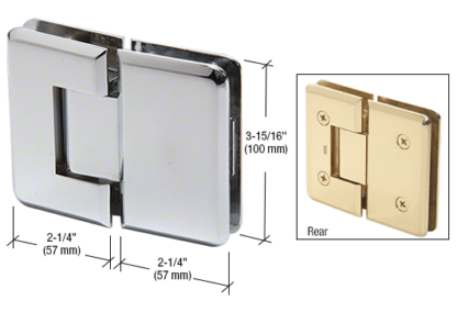 Cologne glass to glass hinge
