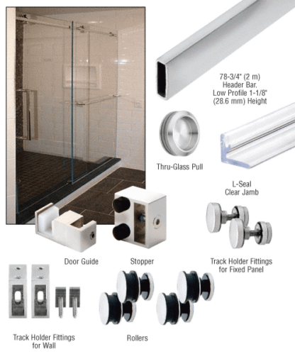 Serenity sliding door kit